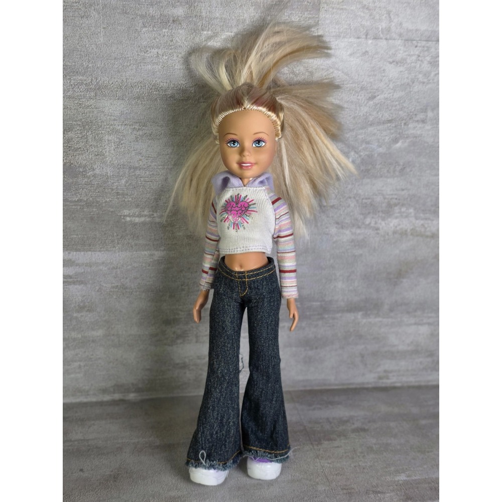 Y2K 2004 Mattel Barbie Wee 3 Friends Stacie doll 9.5" Tall Blonde Hair